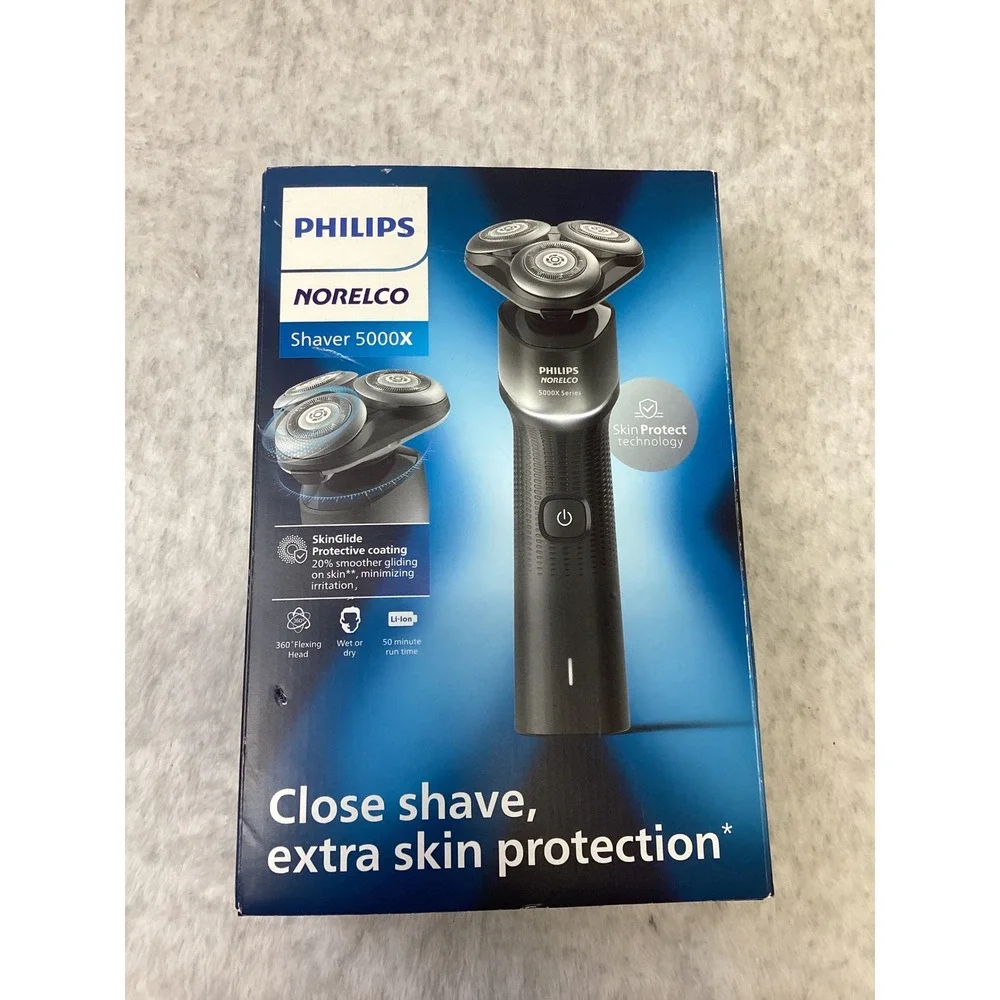 Philips Norelco Shaver 5000X Series X5004/84 Wet Dry Electric Shaver New..